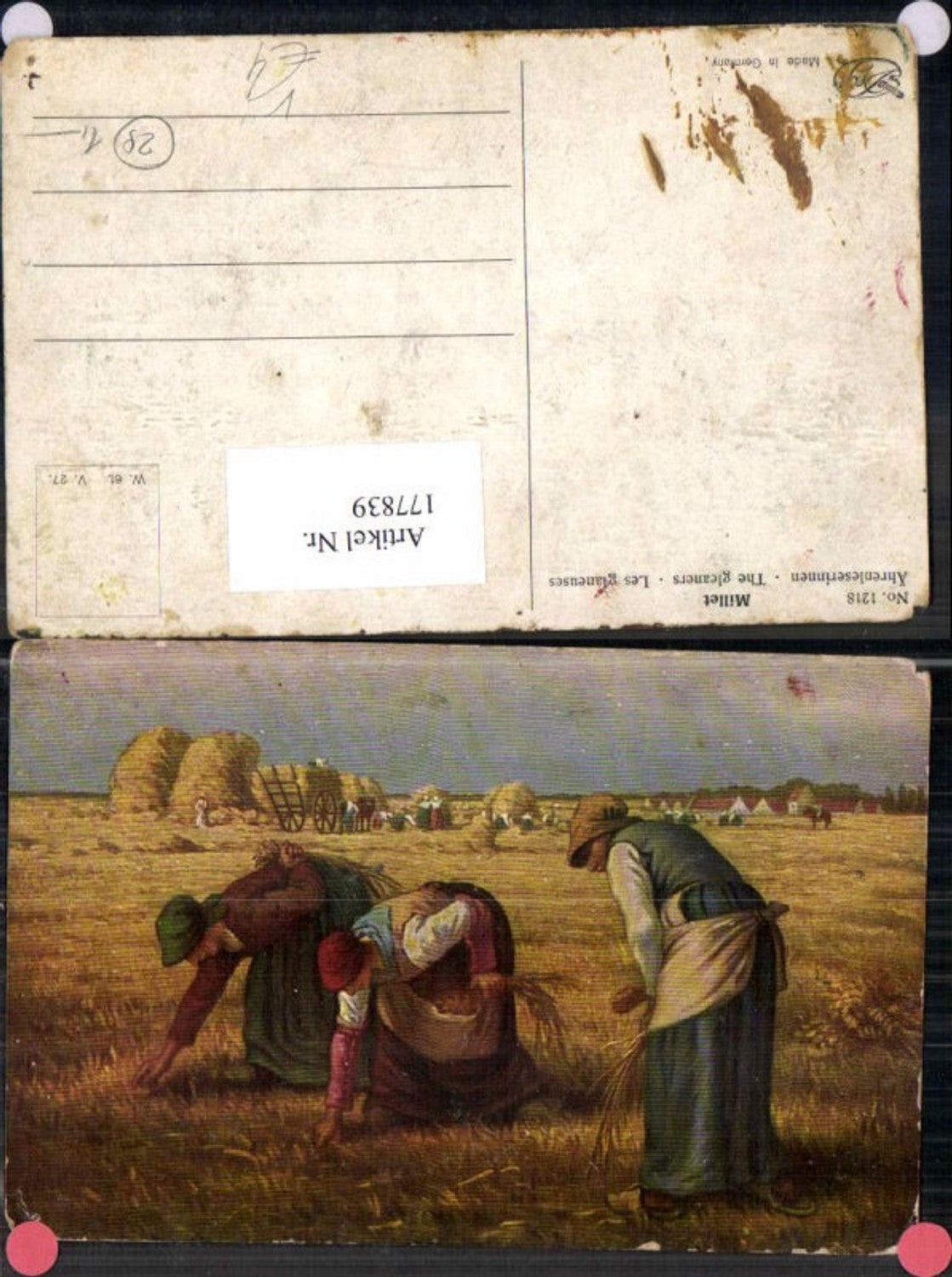 177839,Degi AK 1218 Millet Ährenleserinnen Bauern Ernte