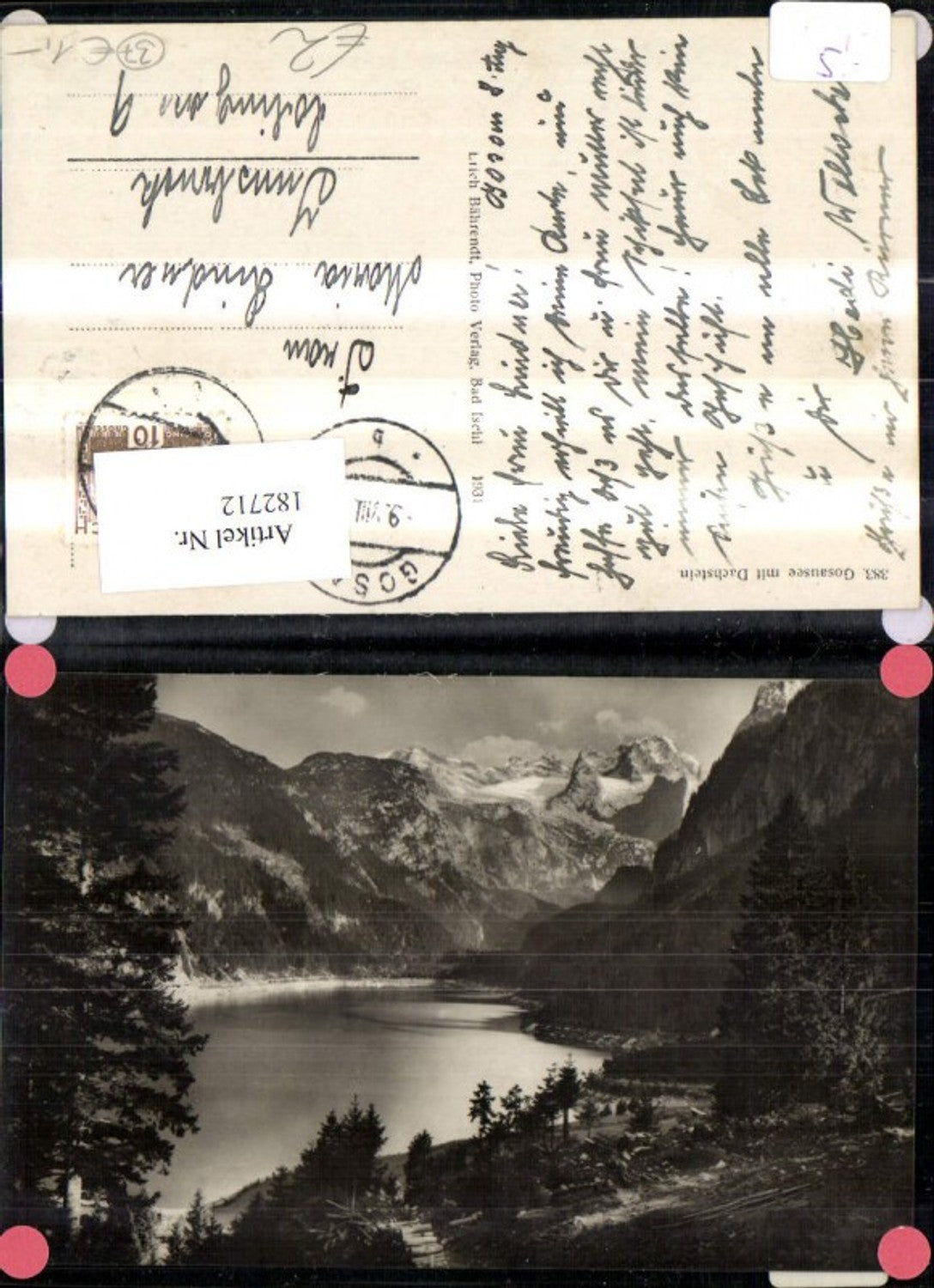 182712,Gosausee m. Dachstein Gosau
