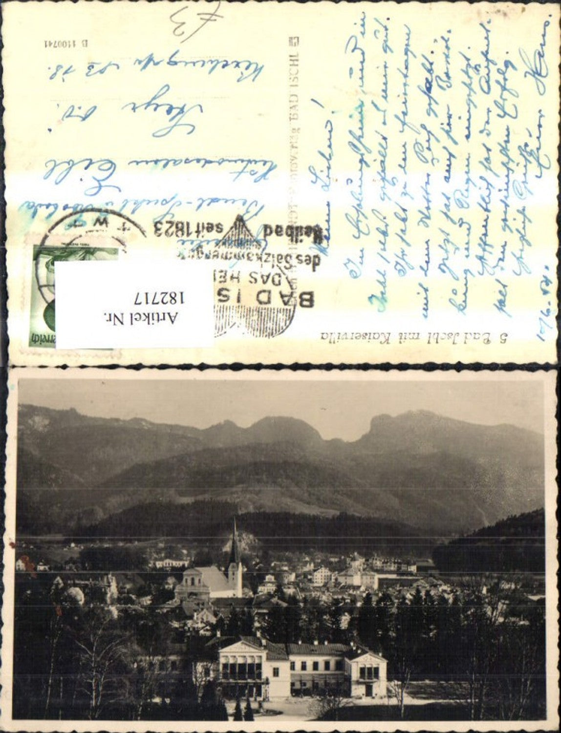 182717,Bad Ischl m. Kaiservilla Foto Ak