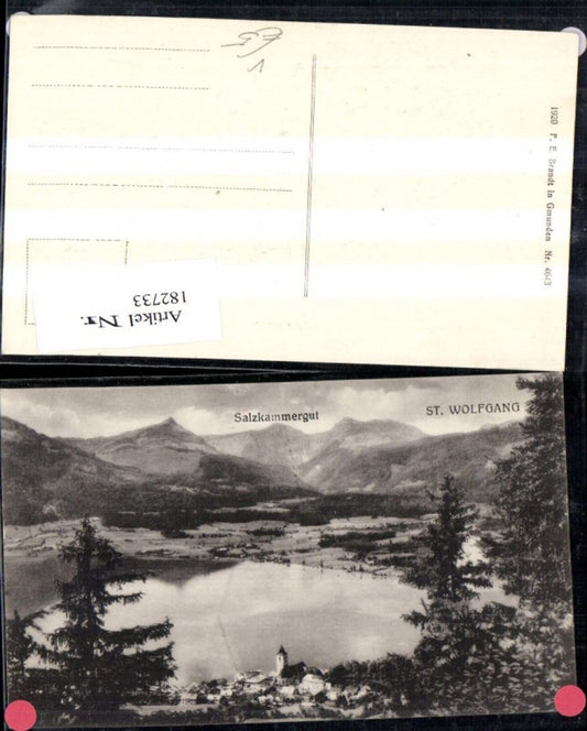 182733,St Wolfgang Wolfgangsee Salzkammergut pub F. E. Brandt 4643