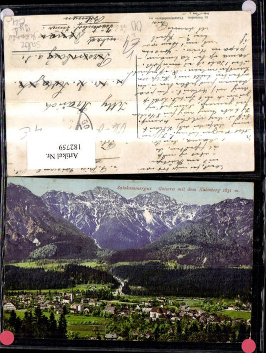 182759,Goisern m. d. Kolmberg Salzkammergut pub F. E. Brandt