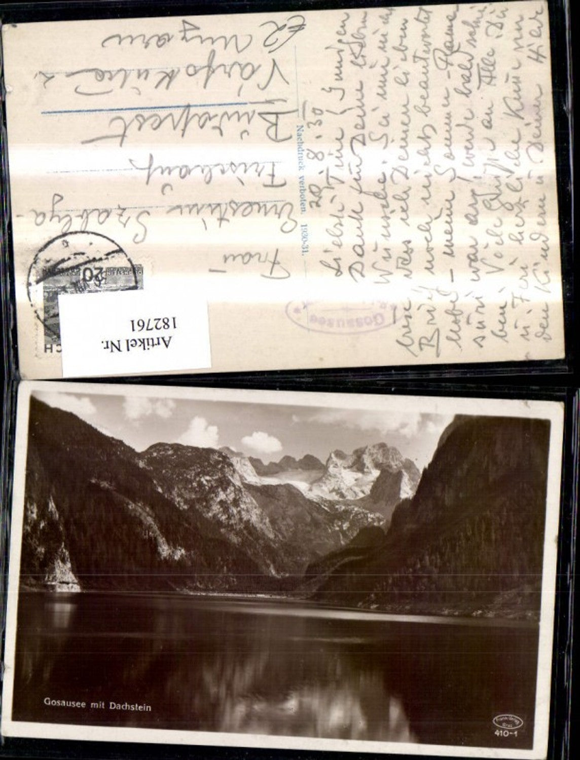 182761,Gosausee m. Dachstein