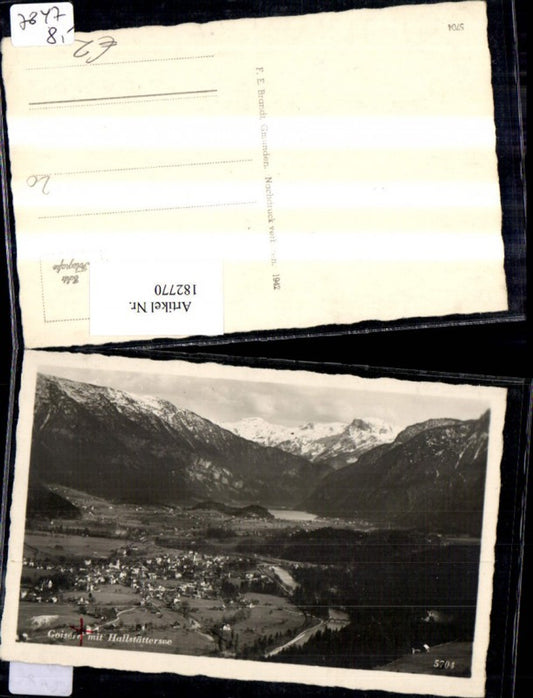 182770,Goisern m. Hallstättersee Totale pub F. E. Brandt 5704