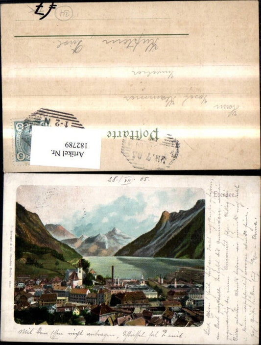 182789,Ebensee Teilansicht Traunsee pub Stengel Co 2644