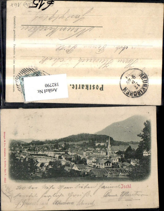 182790,Bad Ischl Teilansicht pub Stengel Co 2554