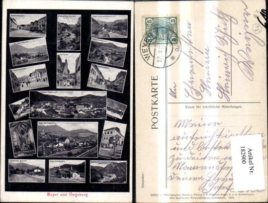 182900,Weyer u. Umgebung Mehrbild Ak