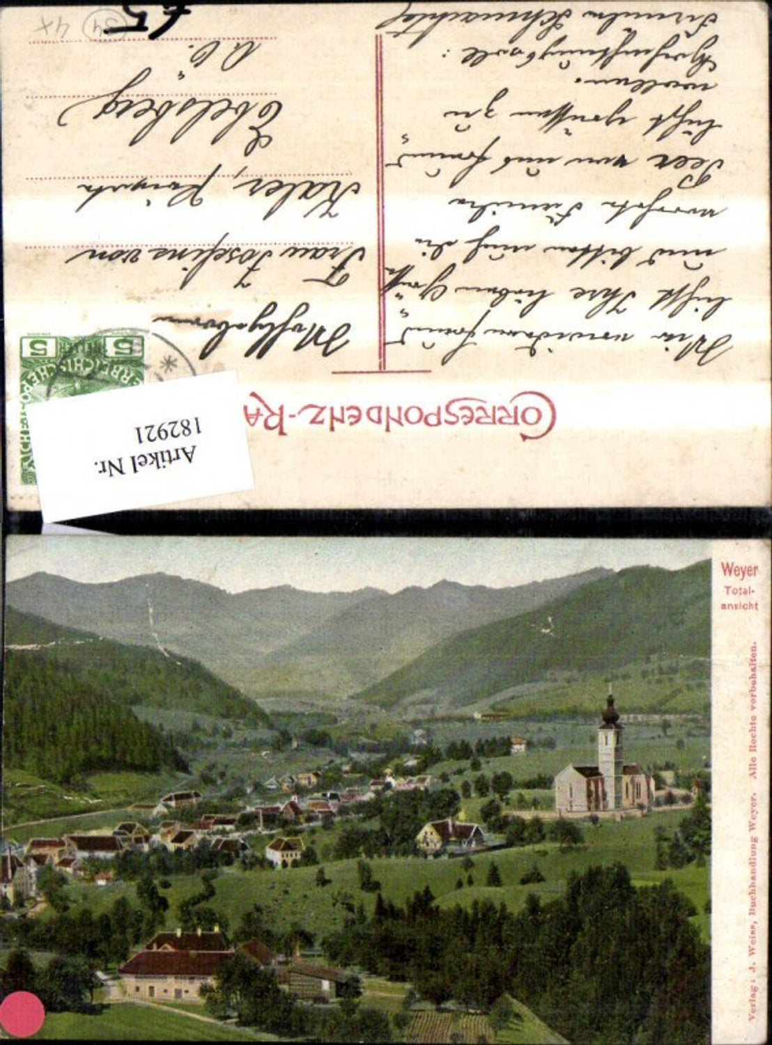 182921,Weyer a. d. Enns Totalansicht