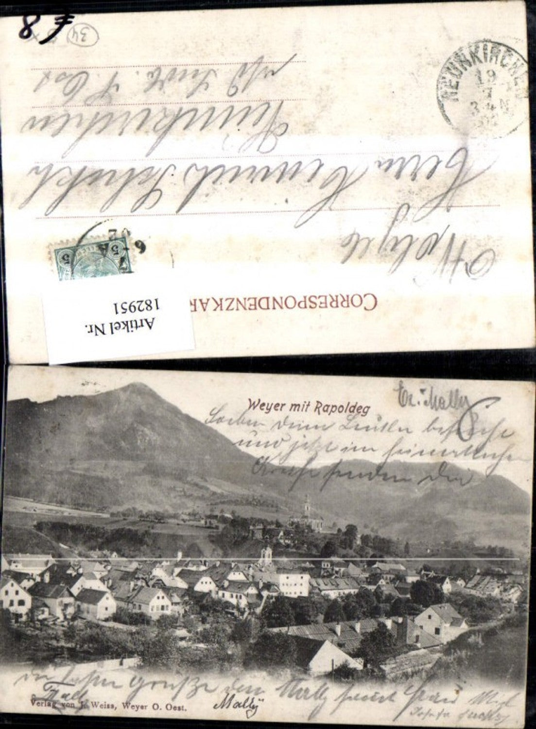 182951,Weyer a. d. Enns m. Rapoldegg