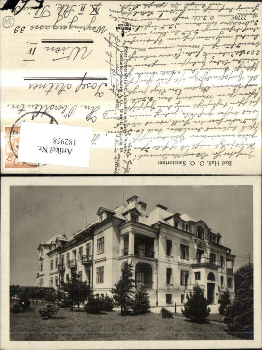 182958,Bad Hall Sanatorium