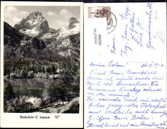 182990,Hinterstoder Polsterlucke Foto Ak pub Foto Oth 810