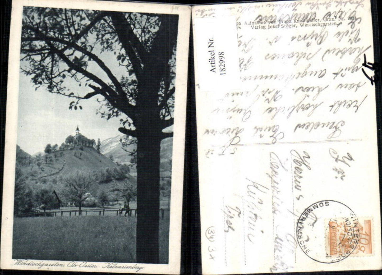 182998,Windischgarsten Kalvarienberg Foto Ak