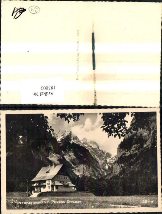 183003,Hinterstoder Pension Dittlgut Foto Ak