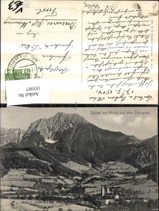 183007,Spital a. Pyhrn m. d. Pyhrnpass Totale pub F. E. Brandt 2007