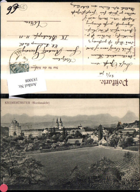 183008,Kremsmünster Nordansicht