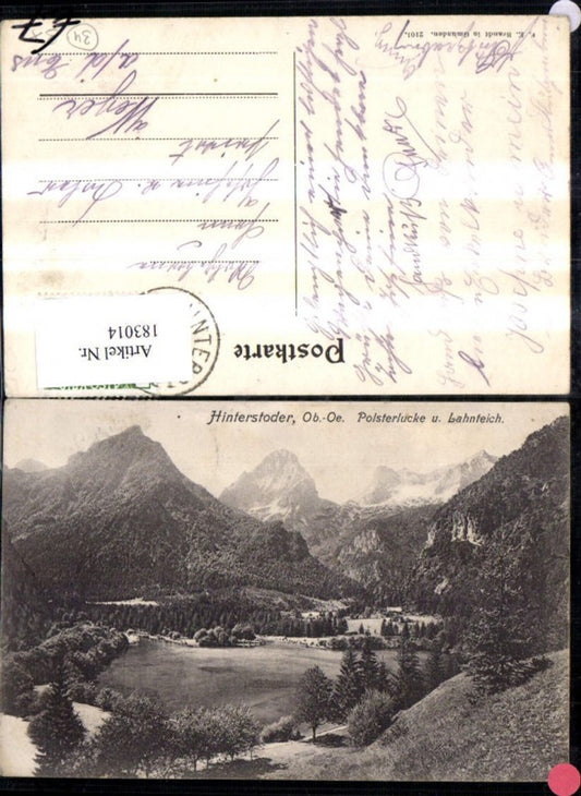 183014,Hinterstoder Polsterlucke u. Lahnteich pub F. E. Brandt 2101