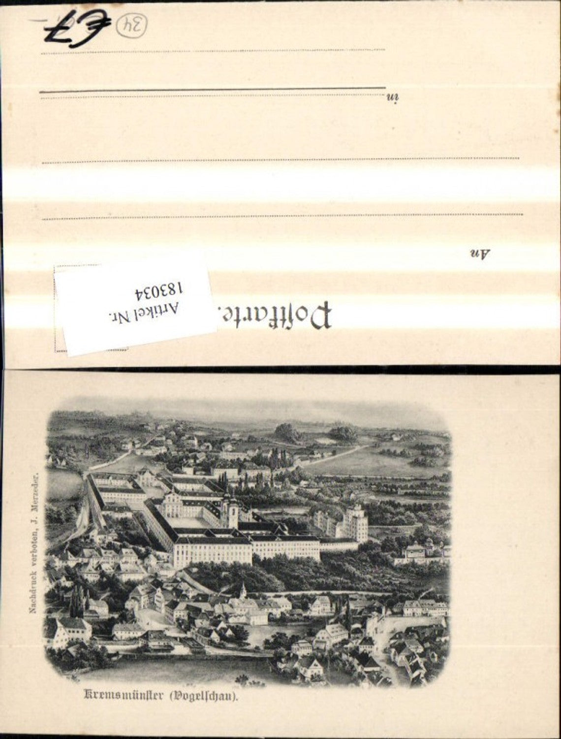 183034,Kremsmünster Vogelschau