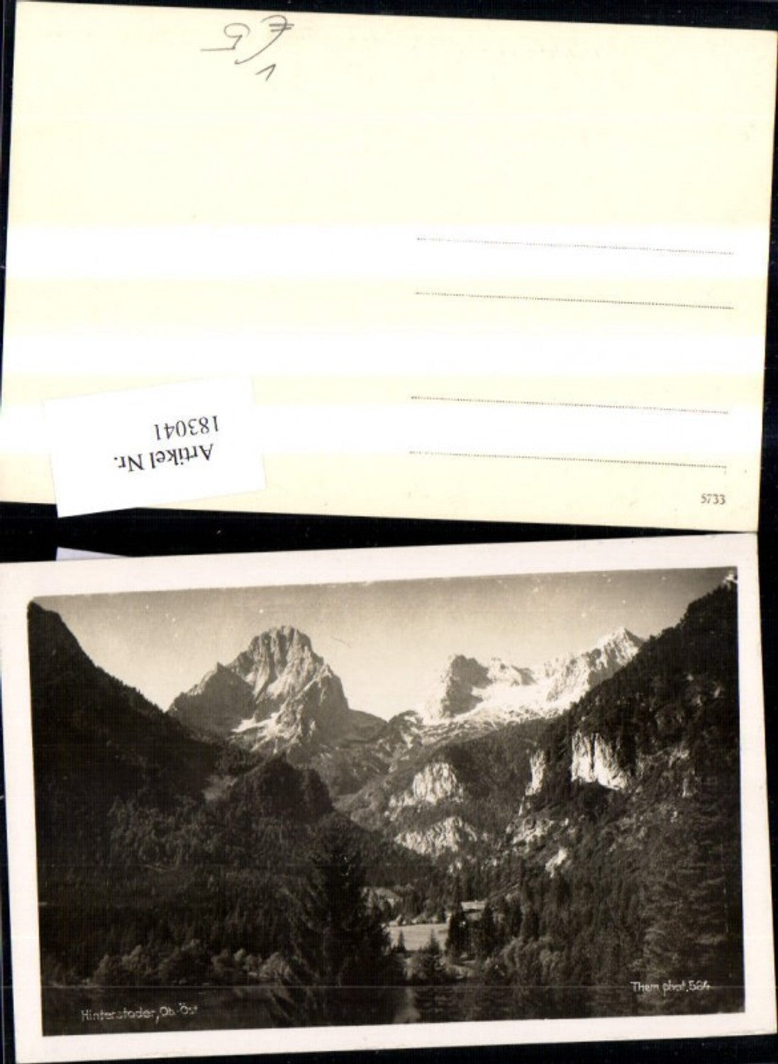 183041,Foto Ak Hinterstoder pub Foto Them 584