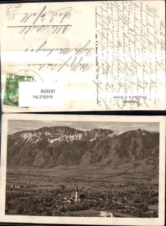 183050,Pyhrnbahn Kirchdorf a. d. Krems Totale Eisenbahnlinie pub F. E. Brandt 0128