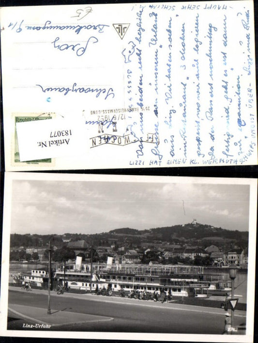 183077,Linz Urfahr Dampfschiff