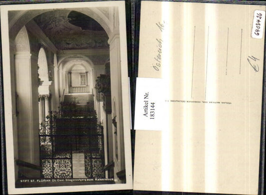 183144,St. Florian Stift Steigenaufgang zum Kaiserstock