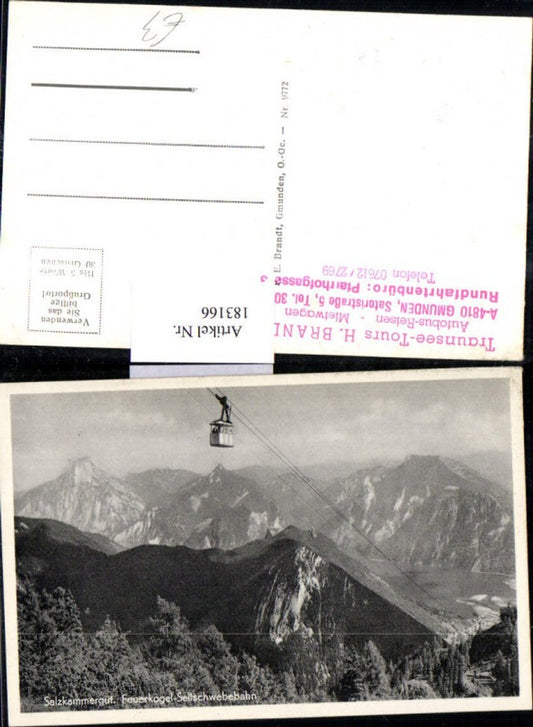 183166,Salzkammergut Feuerkogel Seilschwebebahn Seilbahn