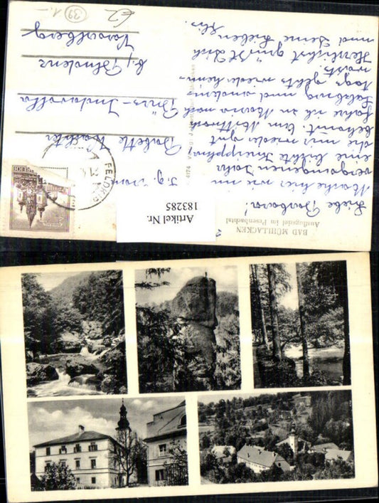 183285,Bad Mühllacken b. Urfahr Pesenbachtal Totale Ortsansicht Mehrbildkarte