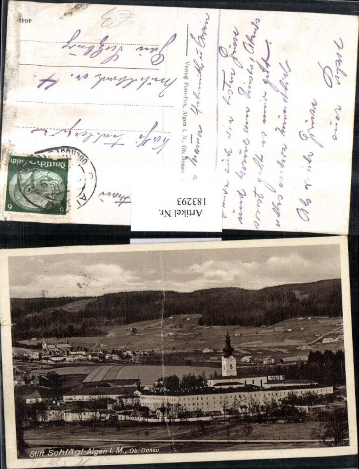 183293, Aigen Stift Schlägl Totale