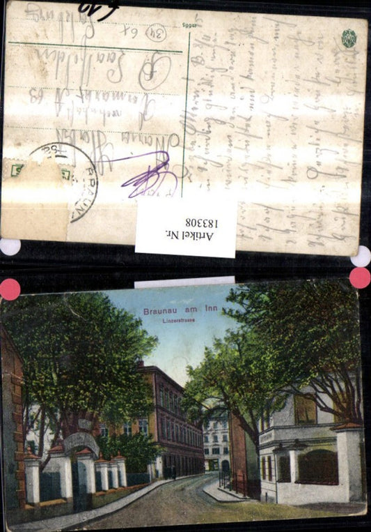 183308,Braunau a. Inn Linzerstraße Straßenansicht