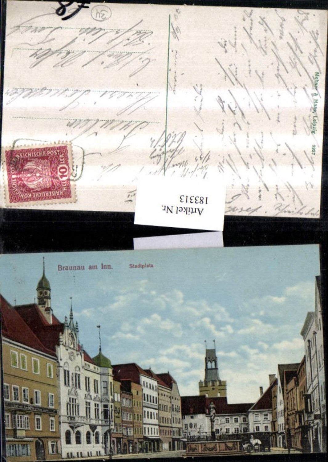 183313,Braunau a. Inn Stadtplatz Ortsansicht