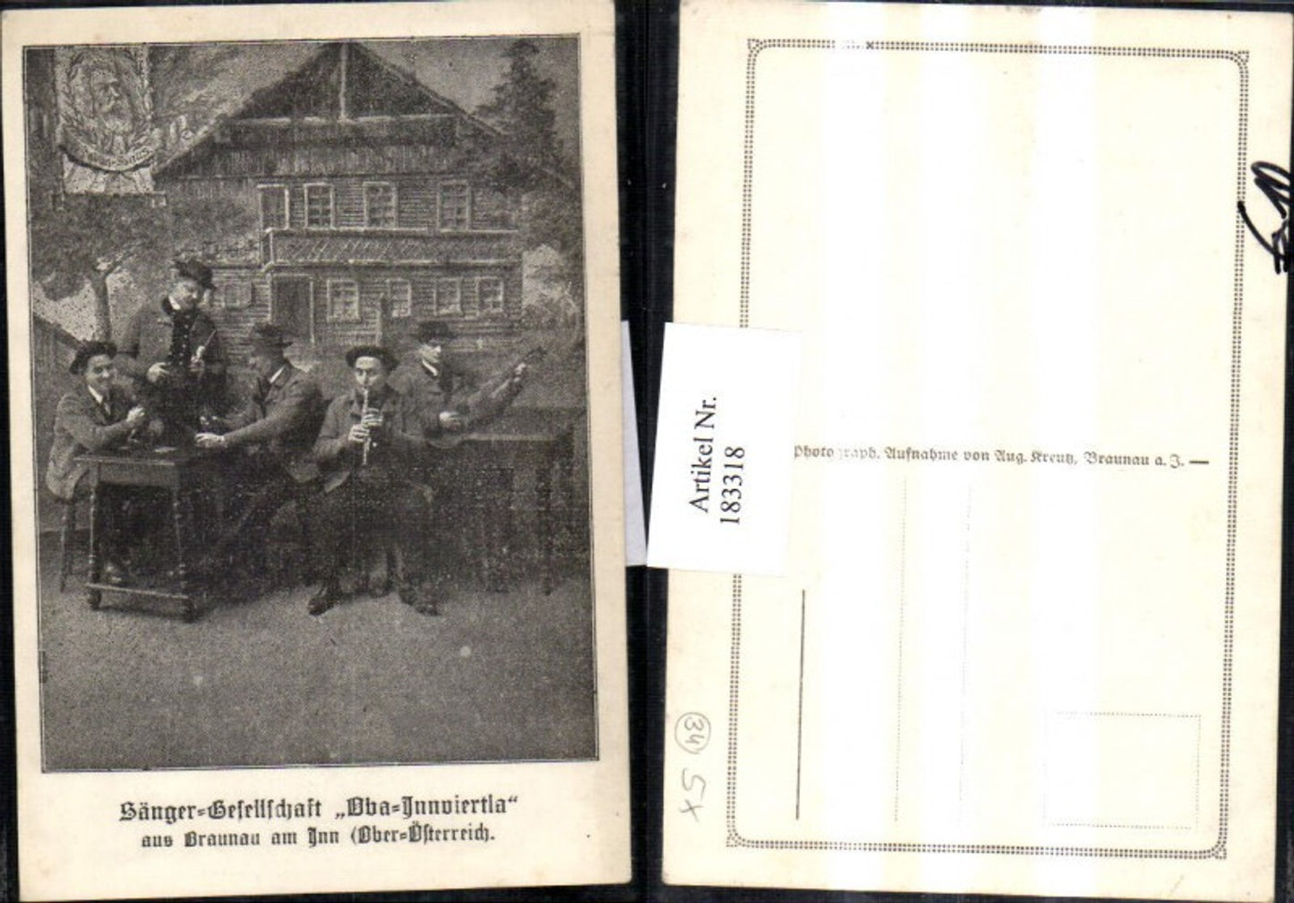 183318,Braunau a. Inn Sänger Gesellschaft Oba-Innviertla Gruppenfoto