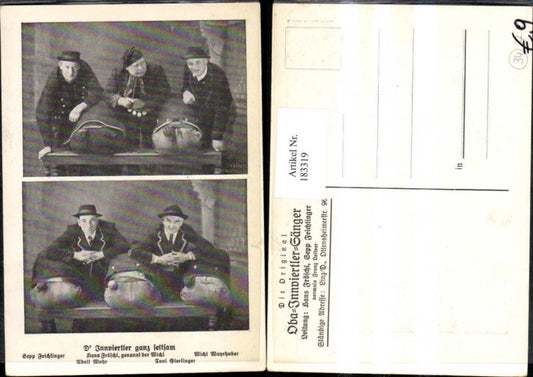 183319,Braunau a. Inn Oba-Innviertla-Sänger Gruppenfotos ganz seltsam