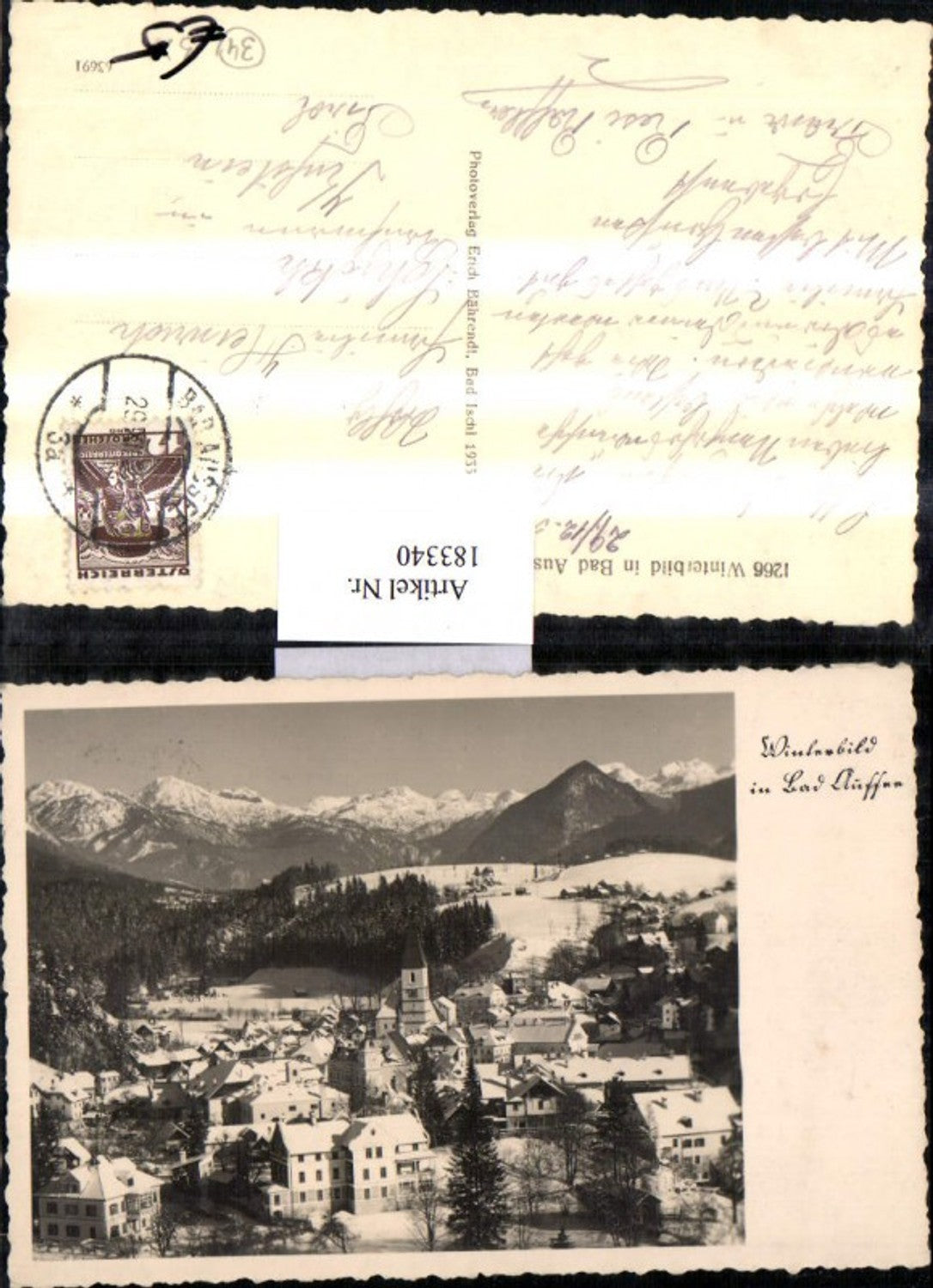 Alte Ansichtskarte – Old Postcard