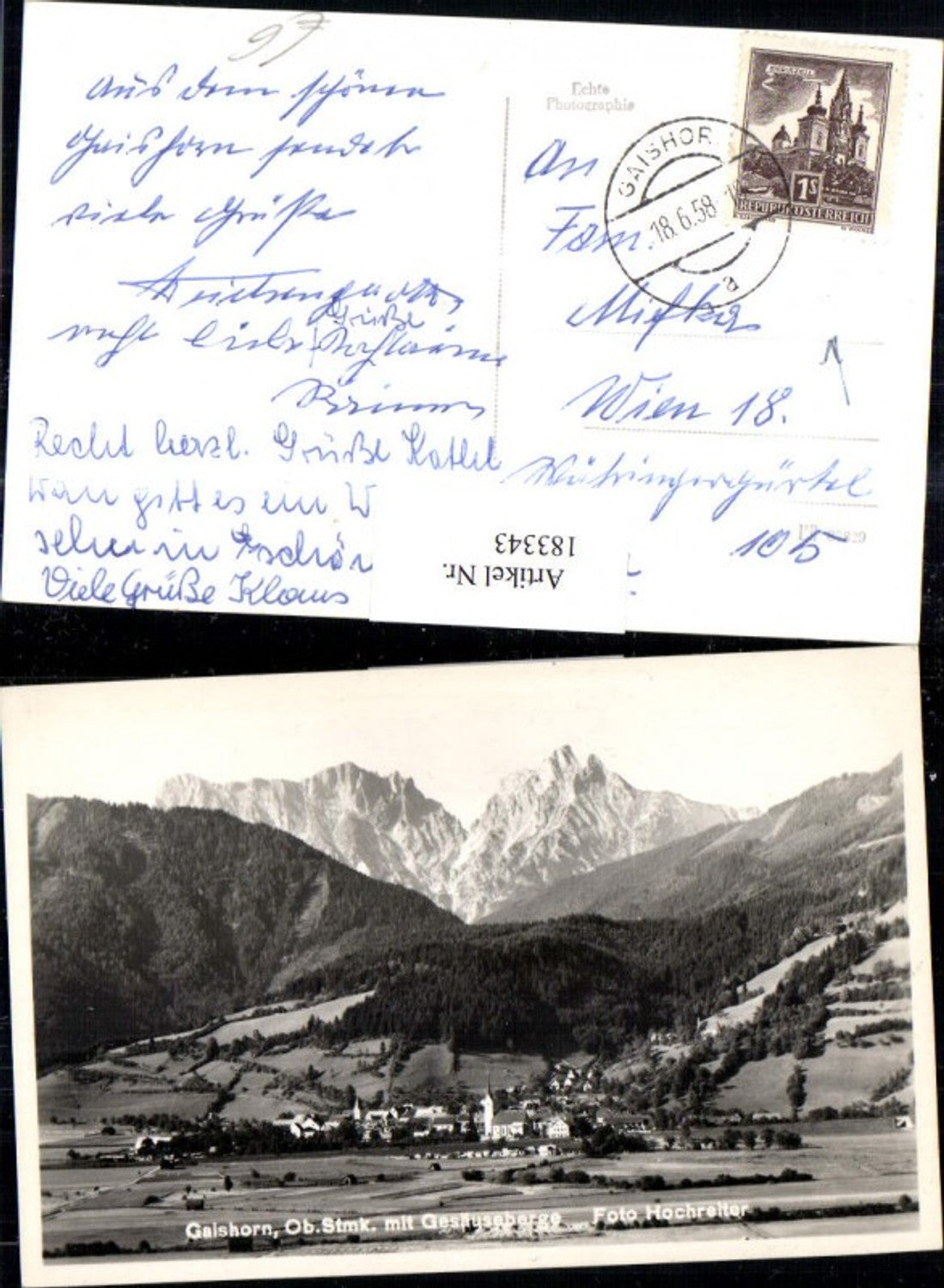 Alte Ansichtskarte – Old Postcard
