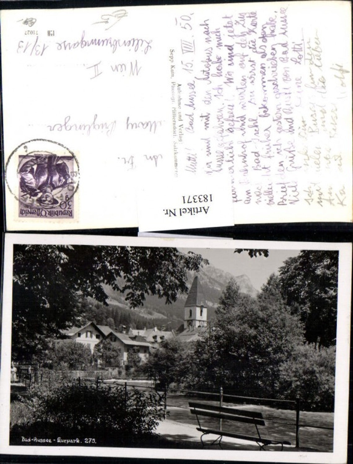 Alte Ansichtskarte – Old Postcard