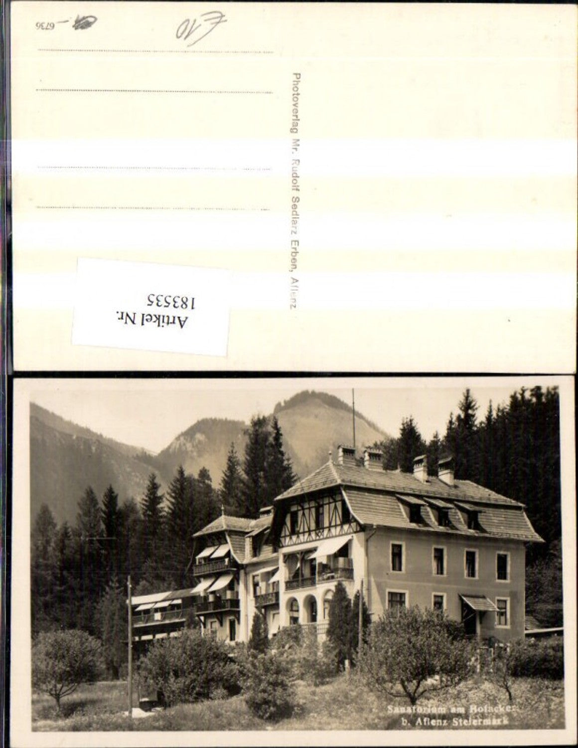 Alte Ansichtskarte – Old Postcard