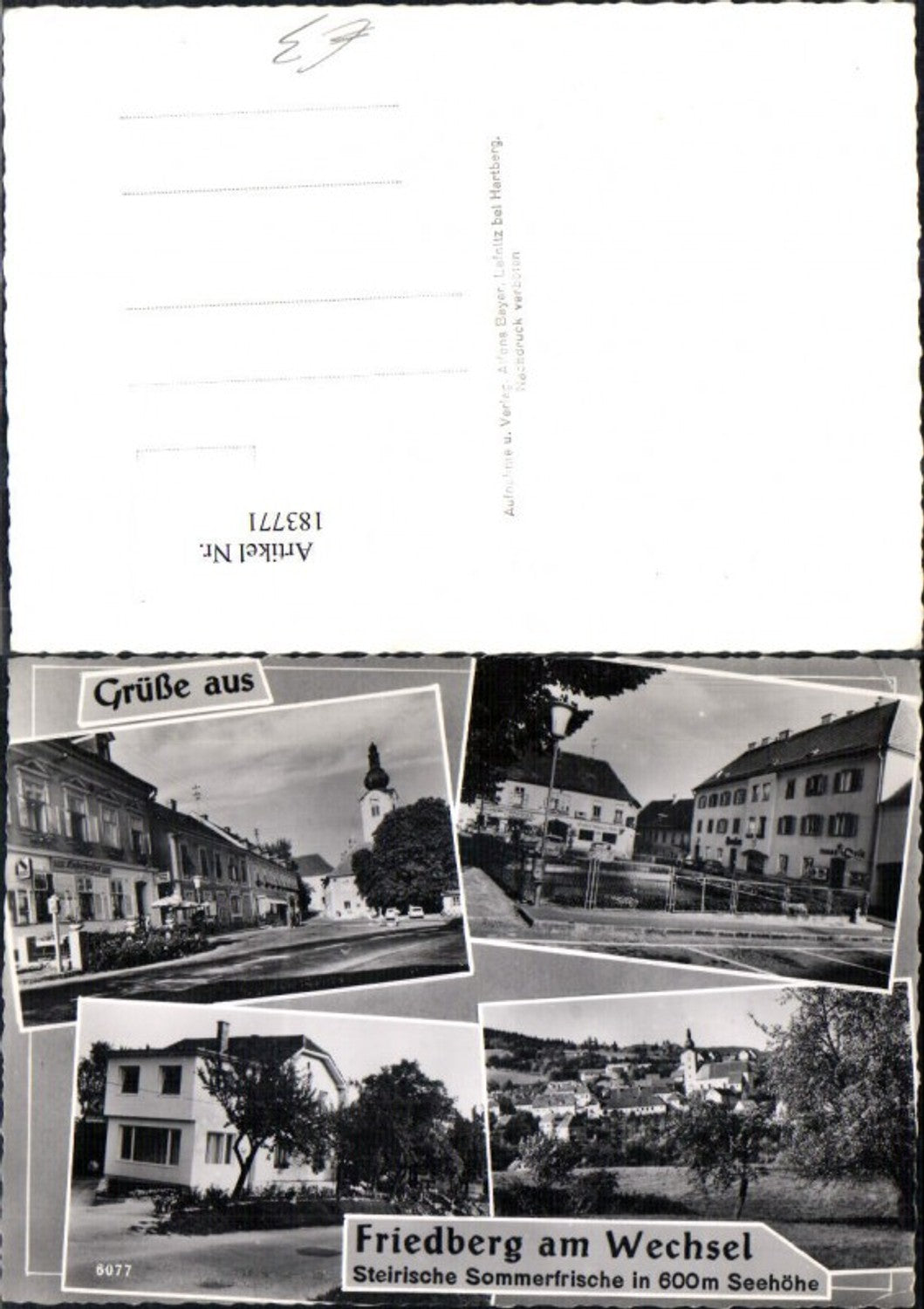 Alte Ansichtskarte – Old Postcard