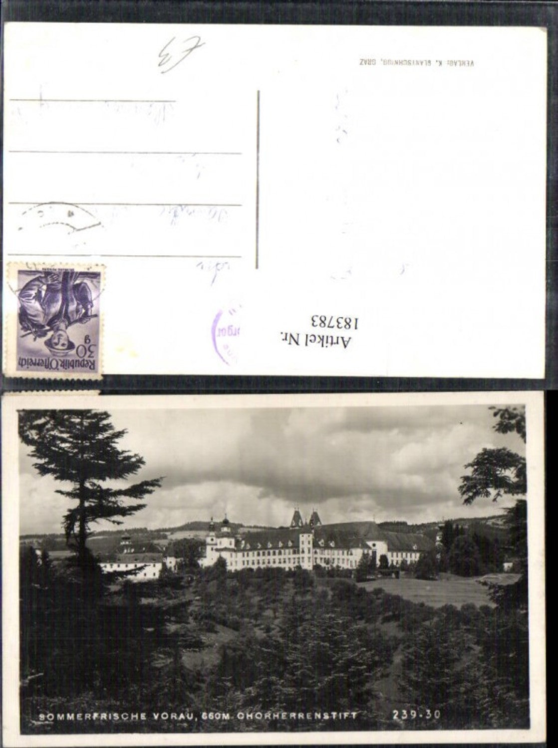 Alte Ansichtskarte – Old Postcard