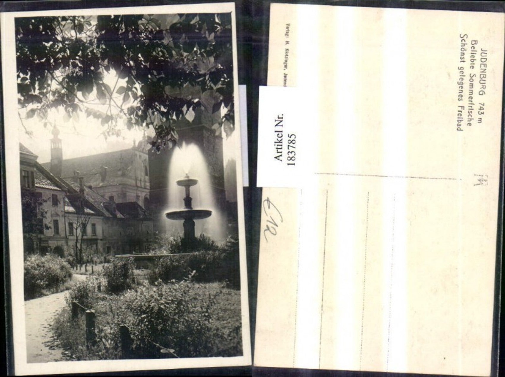 Alte Ansichtskarte – Old Postcard