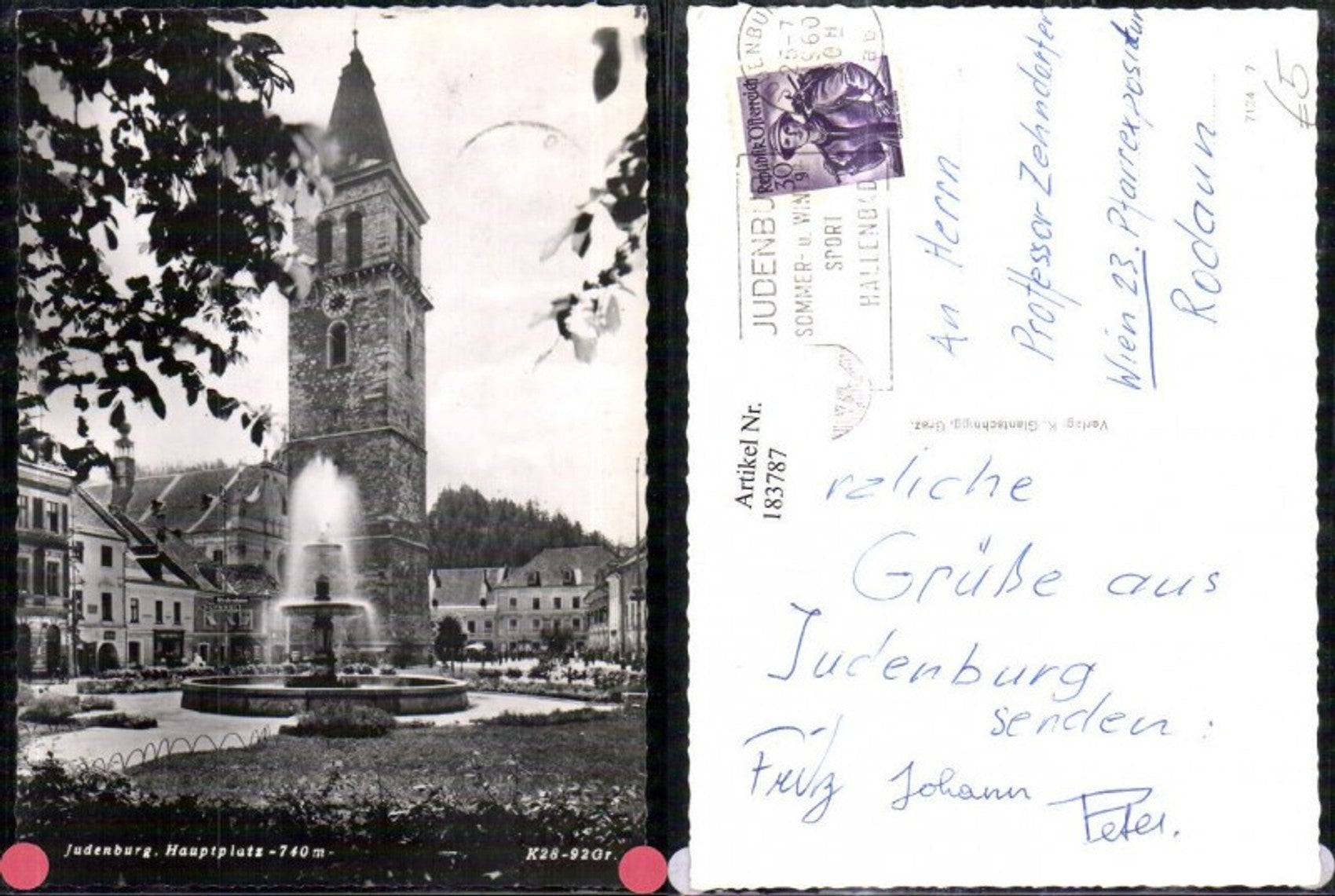 Alte Ansichtskarte – Old Postcard