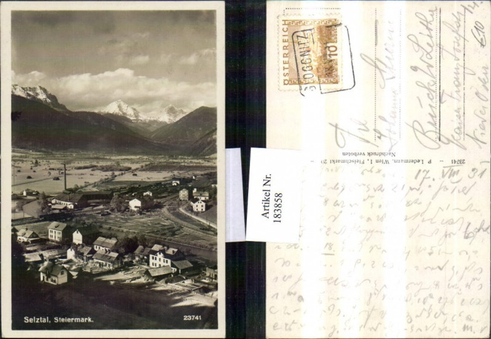 Alte Ansichtskarte – Old Postcard