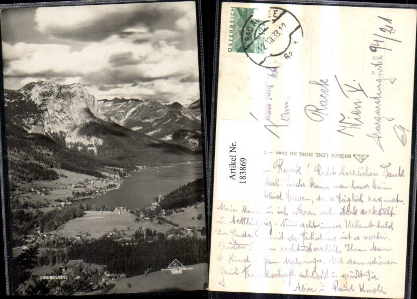 Alte Ansichtskarte – Old Postcard