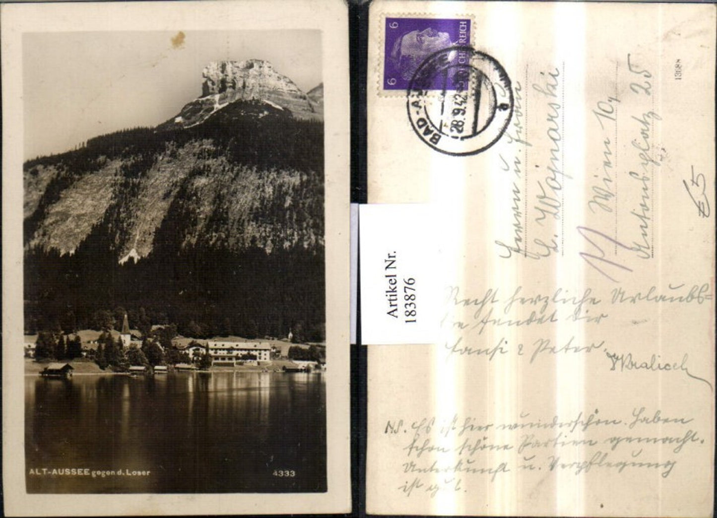 Alte Ansichtskarte – Old Postcard