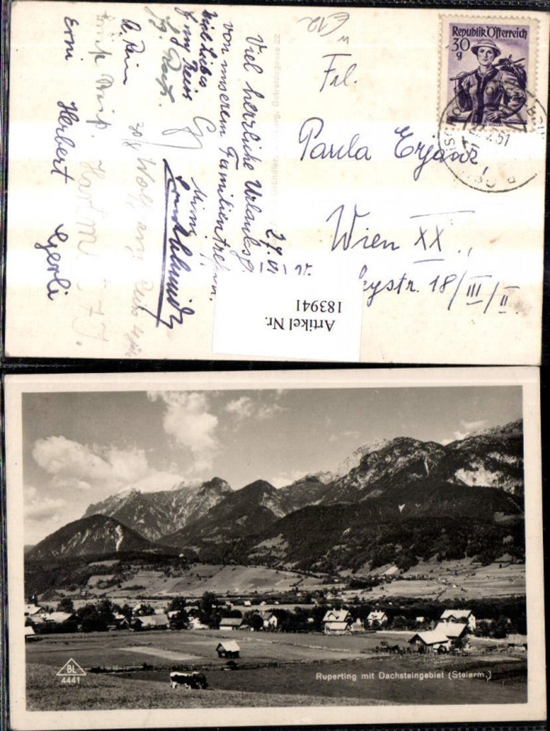 Alte Ansichtskarte – Old Postcard