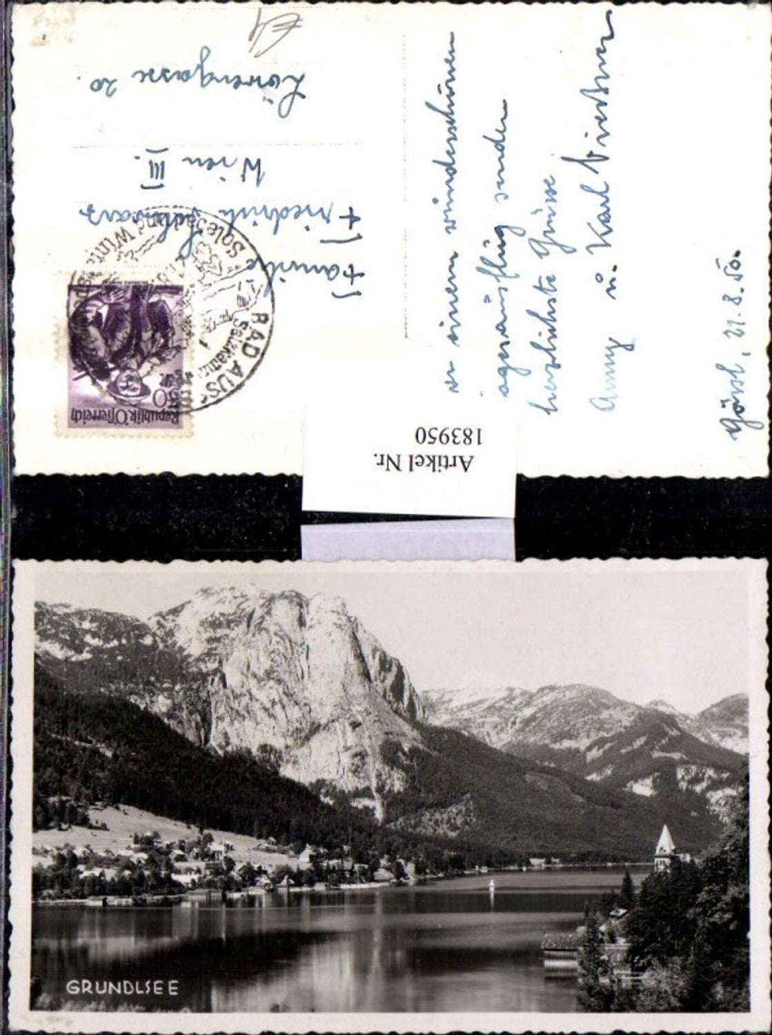 Alte Ansichtskarte – Old Postcard