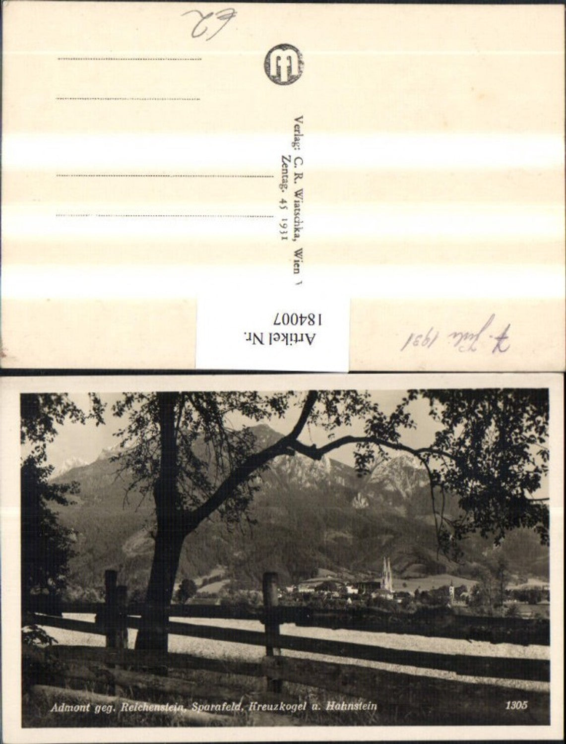 Alte Ansichtskarte – Old Postcard