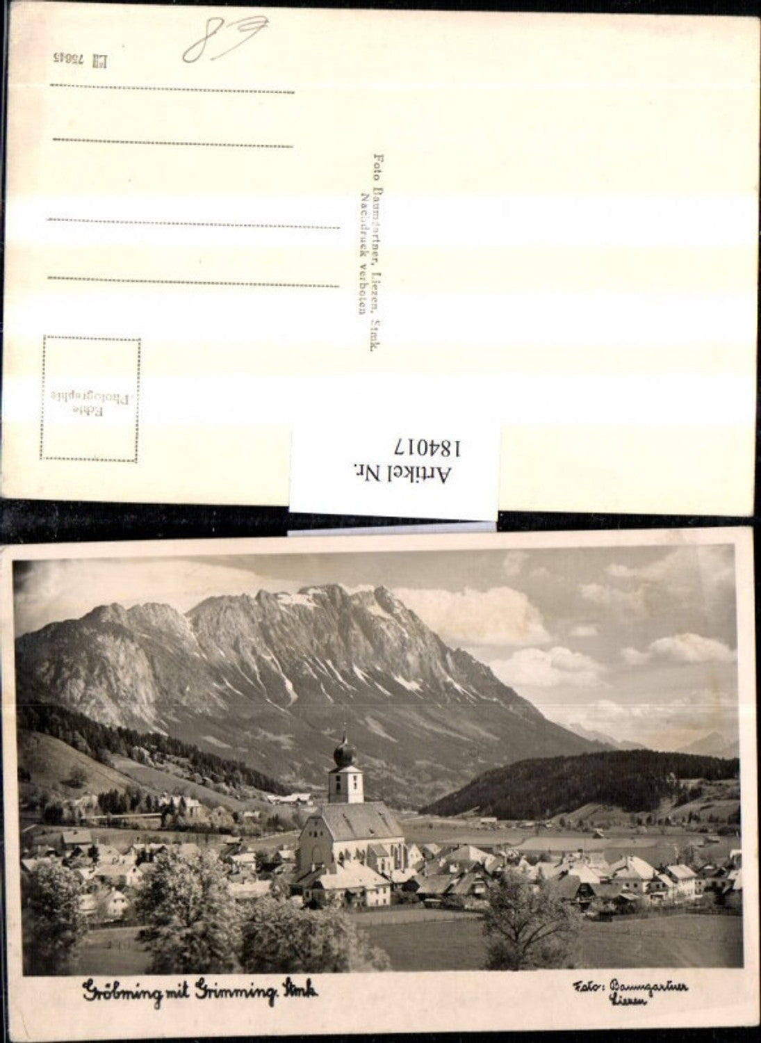 Alte Ansichtskarte – Old Postcard