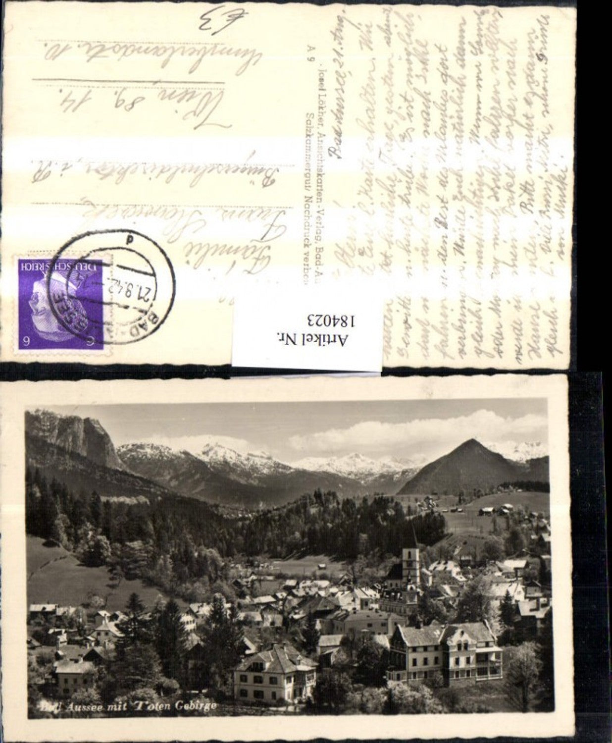 Alte Ansichtskarte – Old Postcard