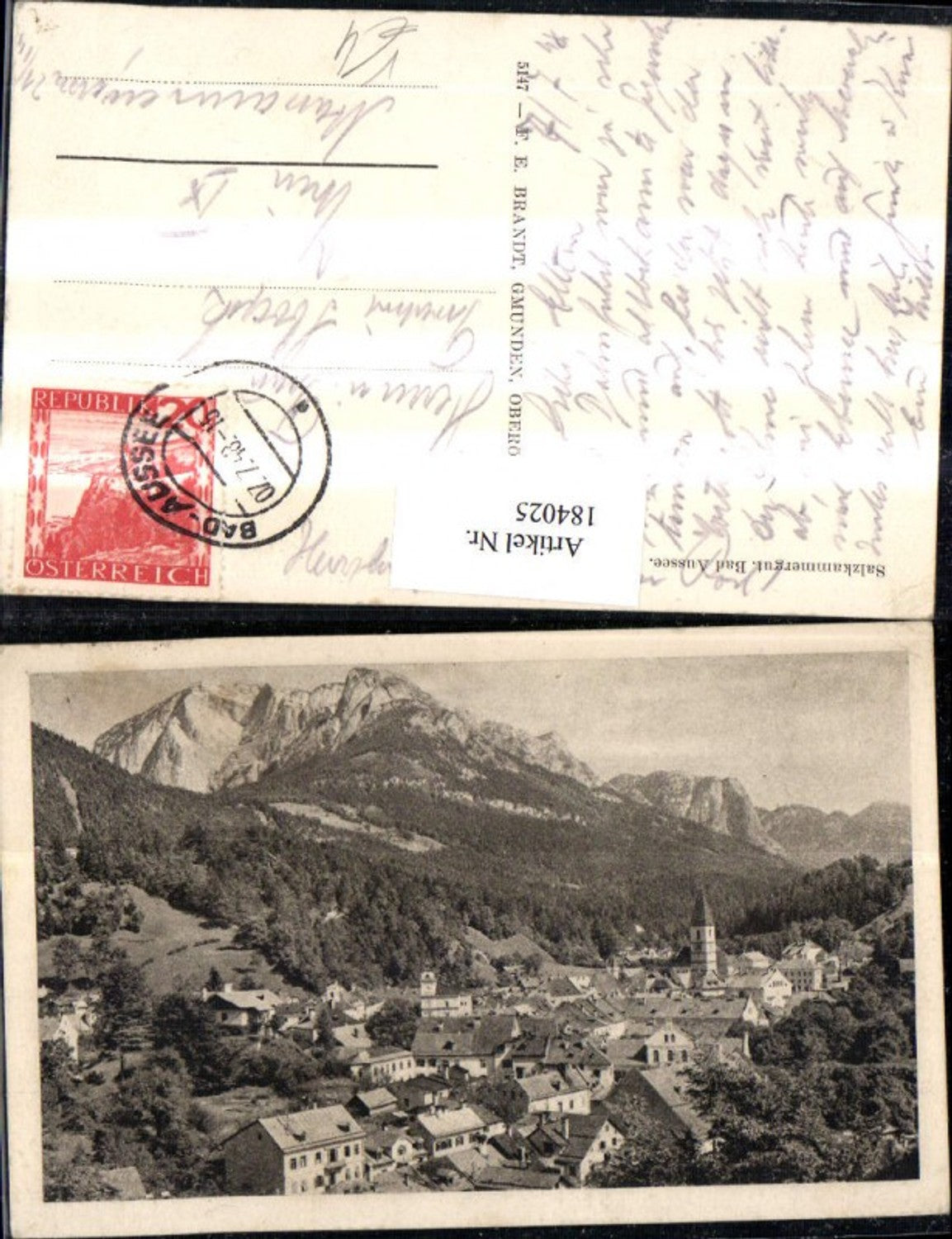 Alte Ansichtskarte – Old Postcard