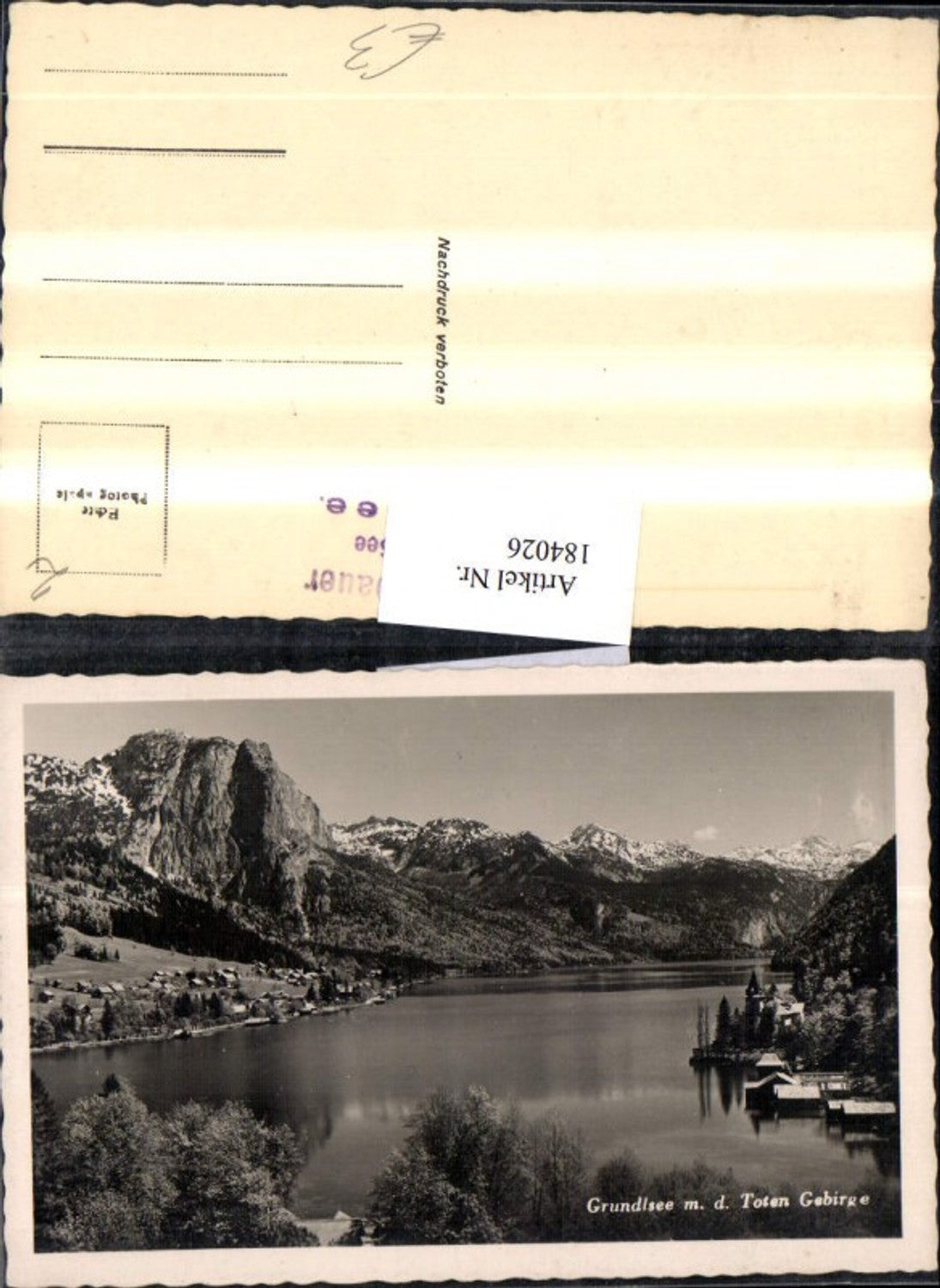 Alte Ansichtskarte – Old Postcard