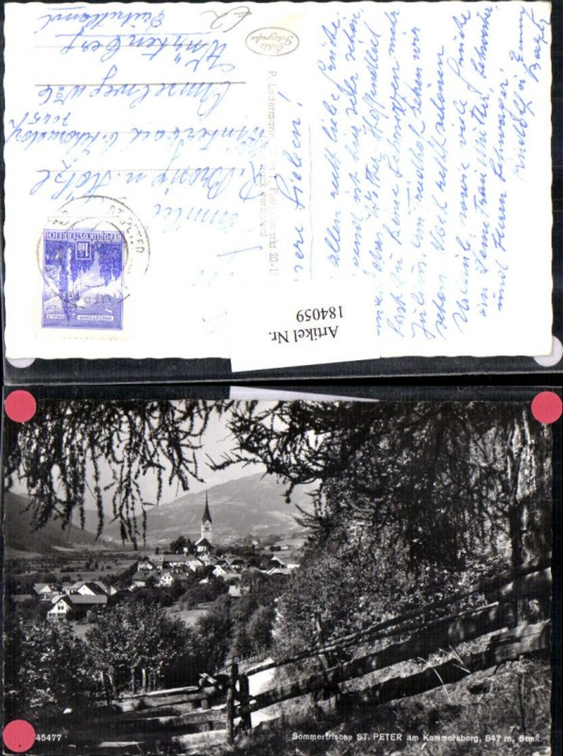 Alte Ansichtskarte – Old Postcard